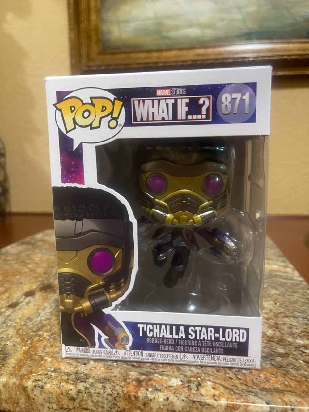 Funko What If...? T'Challa Star-Lord - Gold & Purple Pop! 871